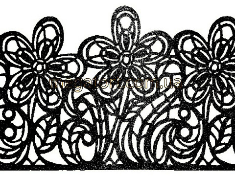 Мереживо з айсингу №11 "Чорне"