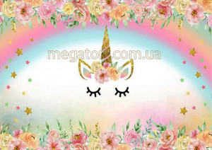 Вафельная картинка "Единорог №22"
