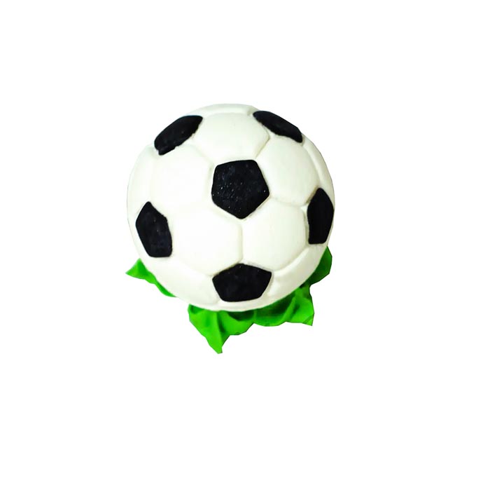 Цукрова прикраса футбольний м'яч маленький 3см