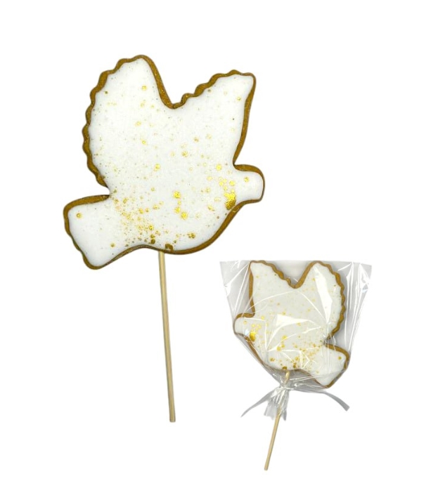 Пряник-топер Пасхальний голуб сяючий