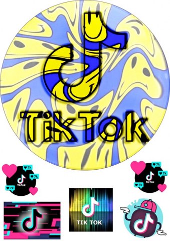 Вафельная картинка "Тик ток №81"