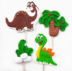 Набор топперов Динозавры №2