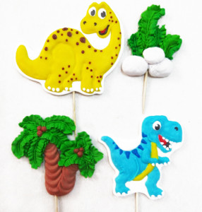 Набор топперов Динозавры №1