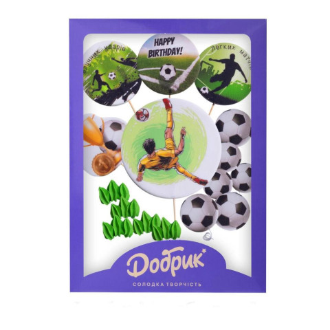 Набір топерів Футболіст Добрик