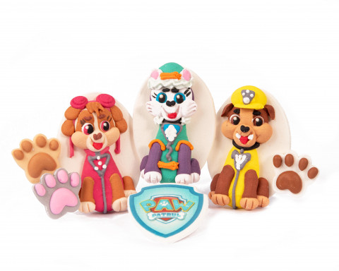 Набір цукрових топерів Щенячий патруль об'ємні №2