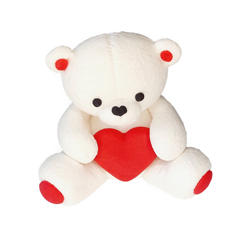 Сахарное украшение Мишка с сердечком