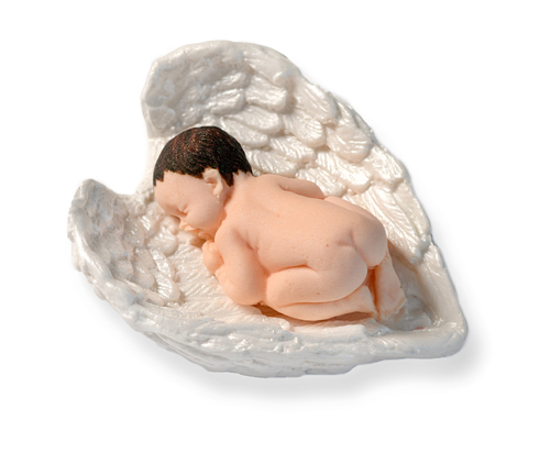 Сахарное украшение Малыш на крыльях