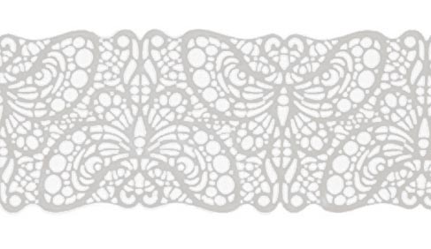 Кружево из айсинга №9 "Белое"
