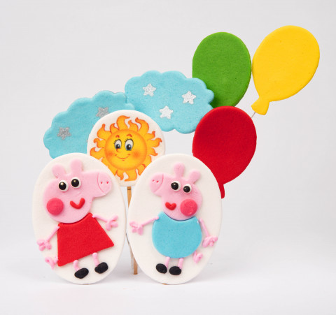 Набір цукрових топерів Свинка Пеппа KD