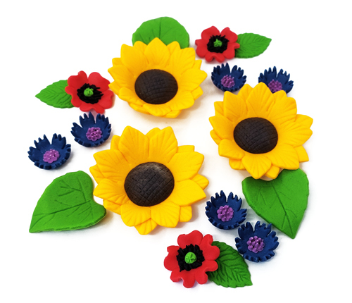 Набор сахарных украшений Солнечный