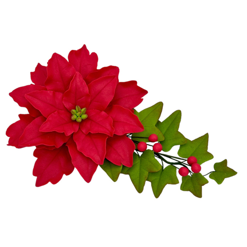 Набор сахарных украшений Букет рождественский