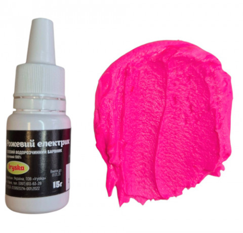 Гелевый краситель Iryska Розовый электрик 15г