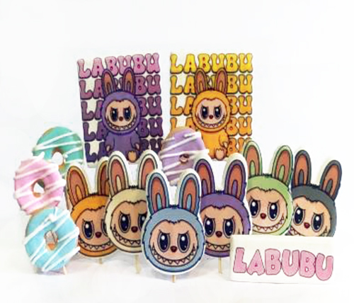 Набор сахарных топперов Лабубу 2 KD