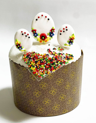 Сахарное украшение "Вышиванка"