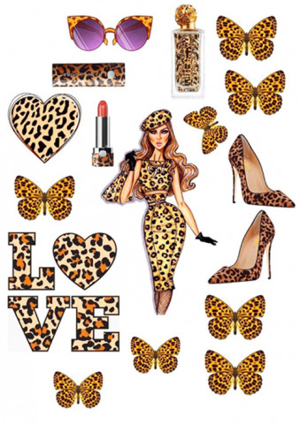 Вафельная картинка Для женщин 55