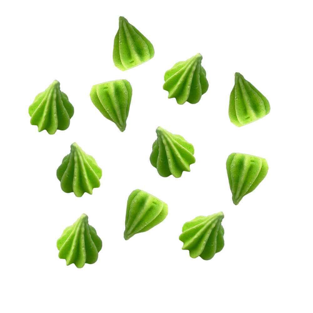 Безе микро сахарные салатовые 25шт