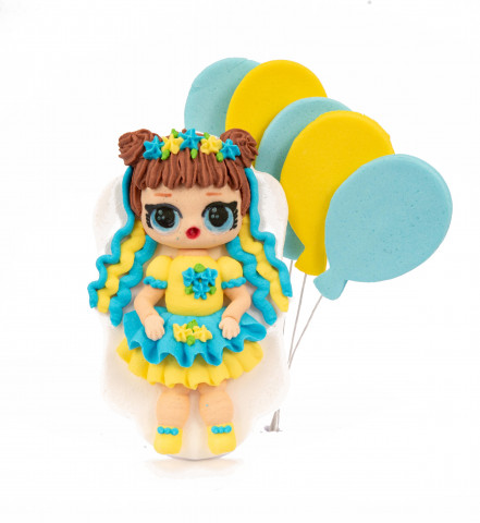 Набір цукрових топерів Лялька Патріотична